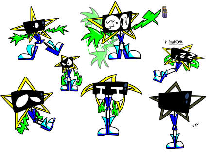 (11/17/2023) various drawings of my sona being silly