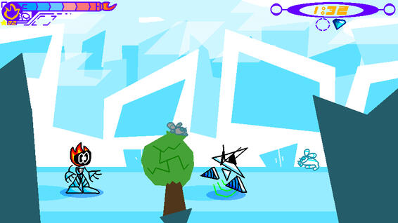 (9/3/2023) third operation fyro mockup, this time showcasing the new mr driller inspried art style, and an actual look at megalopolis