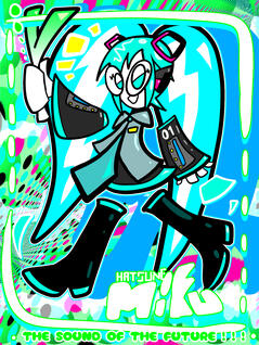 (3/9/2024) made this for miku day, while i missed the previous year when i couldn’t finish in time