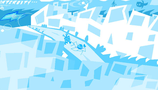 (8/12/2023) was bored, listening to the Planet DOB album, inspiration hit and started drawing this, based on the intercity stage in man human person thingy&#39;s quest to destroy viruses