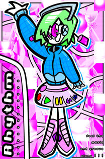 (3/29/2024) fanart of another person&#39;s oc, tho the finalized name is melody