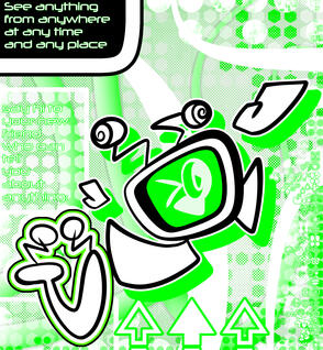 (5/10/2024) fanart of twitter user @jiblogeralt's little brother's oc named TV for his bday