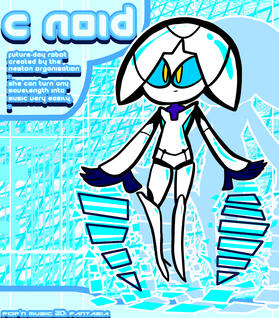 (4/26/2024) another pop'n music fanart, this time of c noid from pop'n music 20