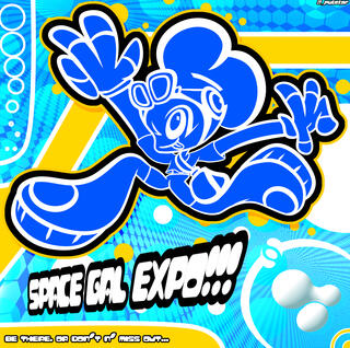 (10/27/2024) fanart of a character on a billboard in bomb rush cyberfunk