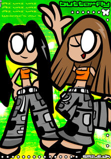(11/25/2024) fanart of the music video for smile.dk's song butterfly