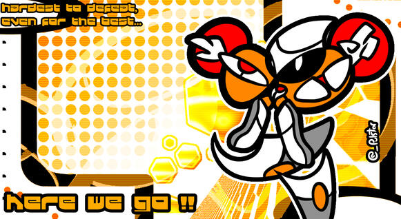 (8/8/2024) full art of a robot oc i made that i don't know what to name