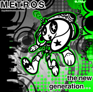 (8/18/2024) frutiger metro inspired robot bunny oc i came up with today