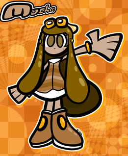 (2/19/2025) new oc named mocha, based off this general character design idea floating around in my head since 2021